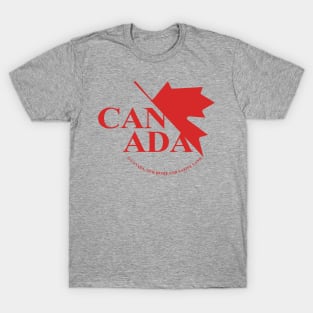 CANADA Oh Canada Maple leaf nerv logo T-Shirt